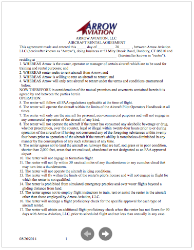 rental agreement